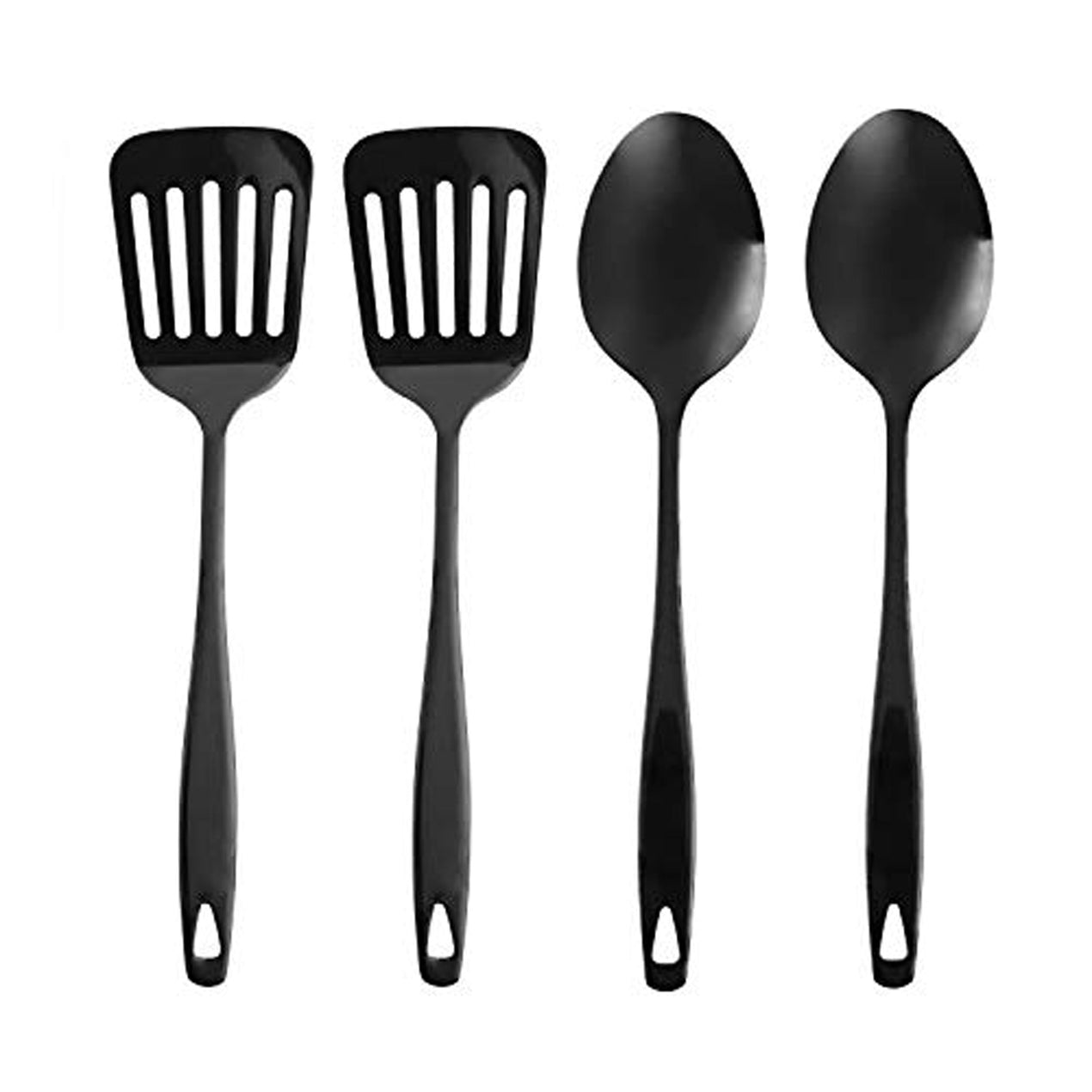 reed & barton 4-Piece Stainless Steel Utensil Set Black