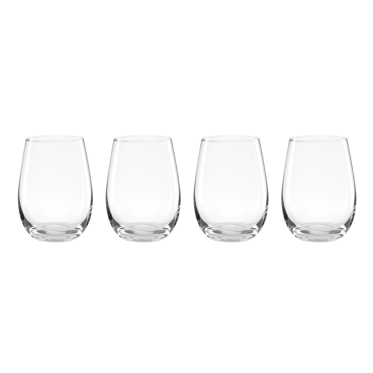 reed & barton 5 O'Clock Stemless Wine Glasses - Set Of 4