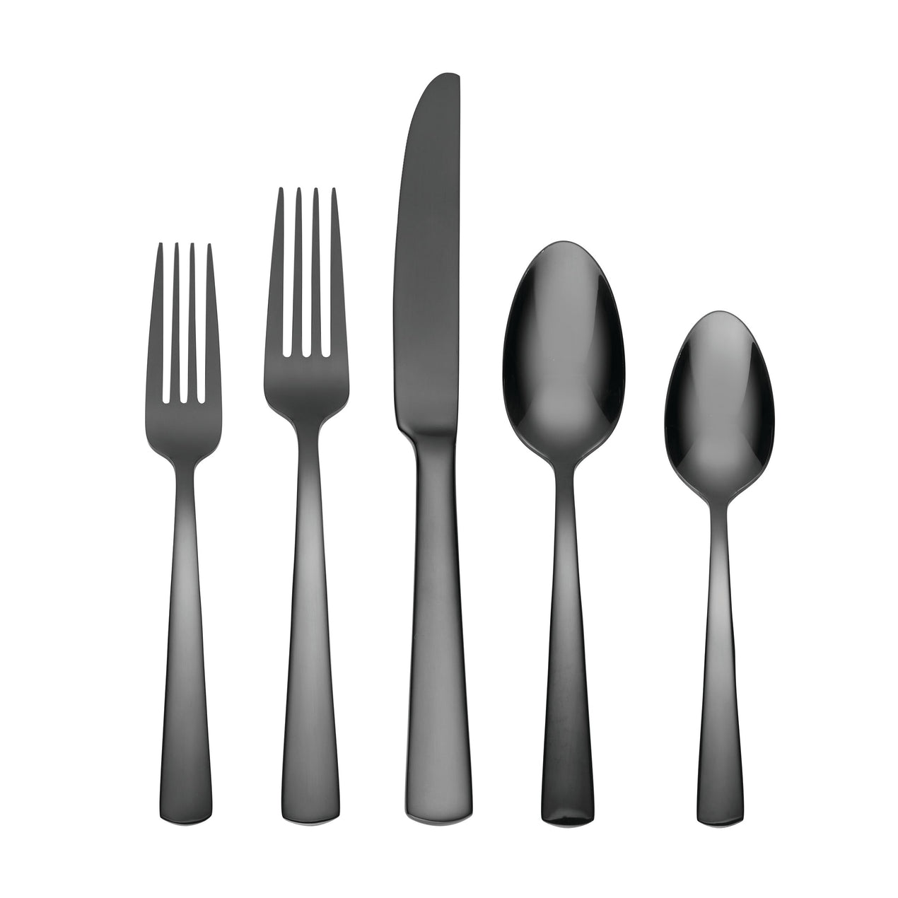 reed & barton Aptitude Midnight Glossy 20 Piece Flatware Set