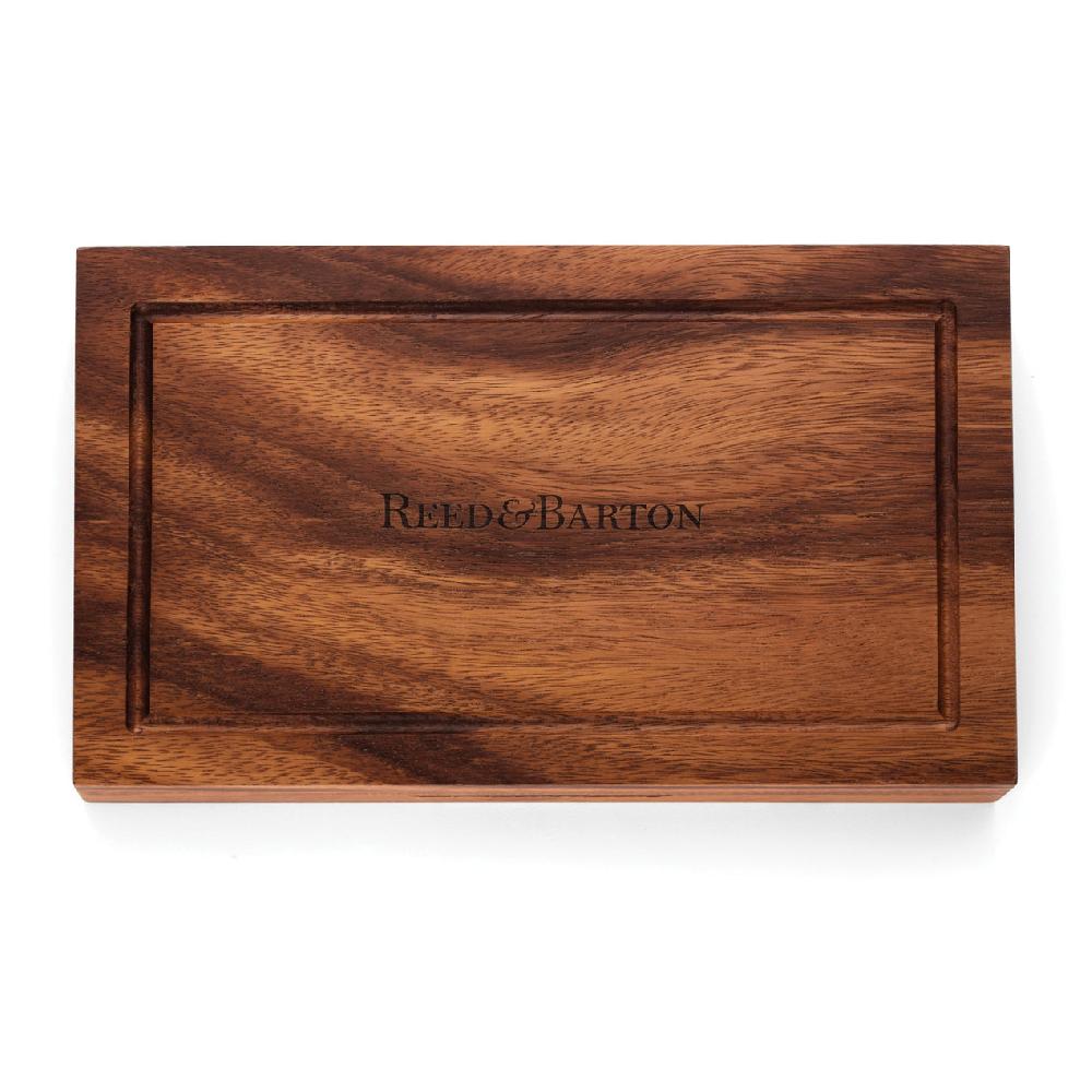 Reed & Barton Asher 5 Piece Steak Knife Set With Storage Box