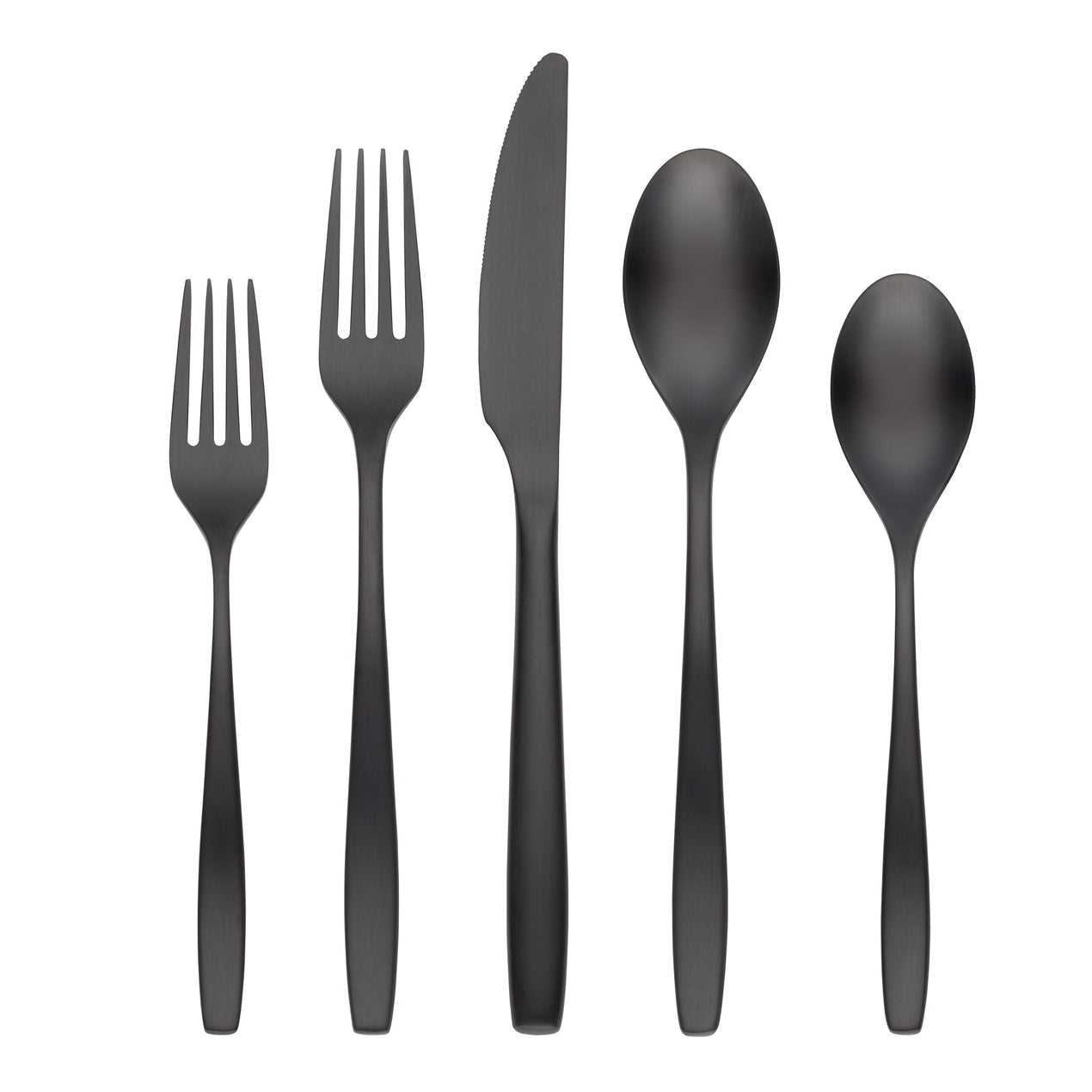 Reed & Barton Averie Black Satin 20 Piece Flatware Set
