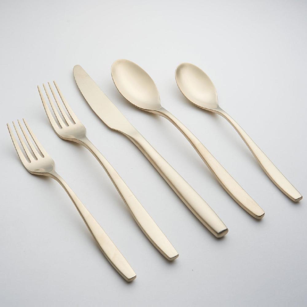 Reed & Barton Averie Champagne Satin 20 Piece Flatware Set