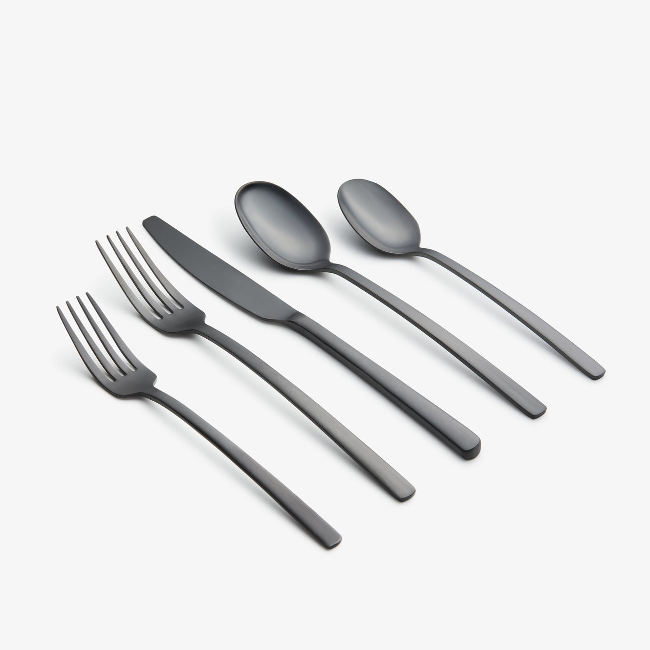 Reed & Barton Beacon Black Satin 20 Piece Flatware Set