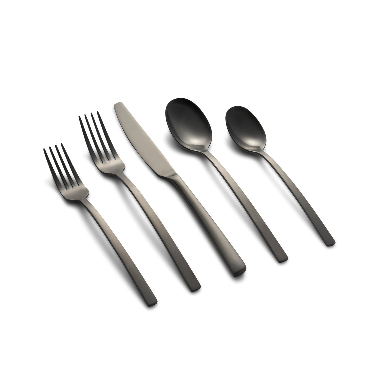 reed & barton Beacon Black Satin 20 Piece Flatware Set