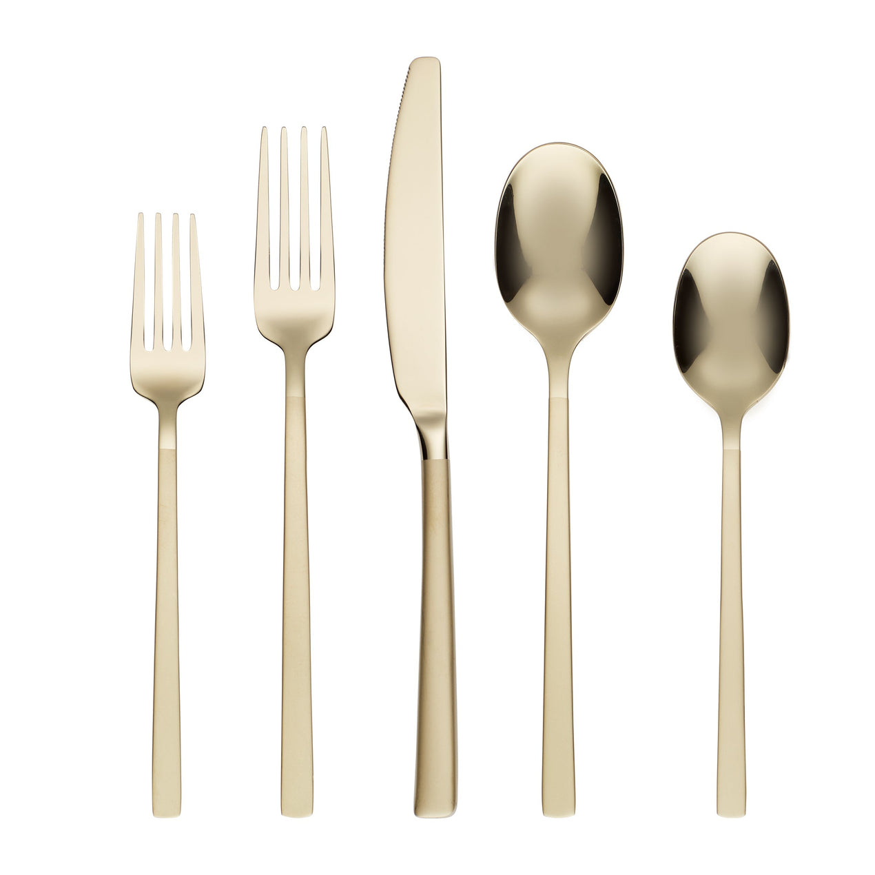 reed & barton Beacon Champagne Sand Mirror 20 Piece Flatware Set
