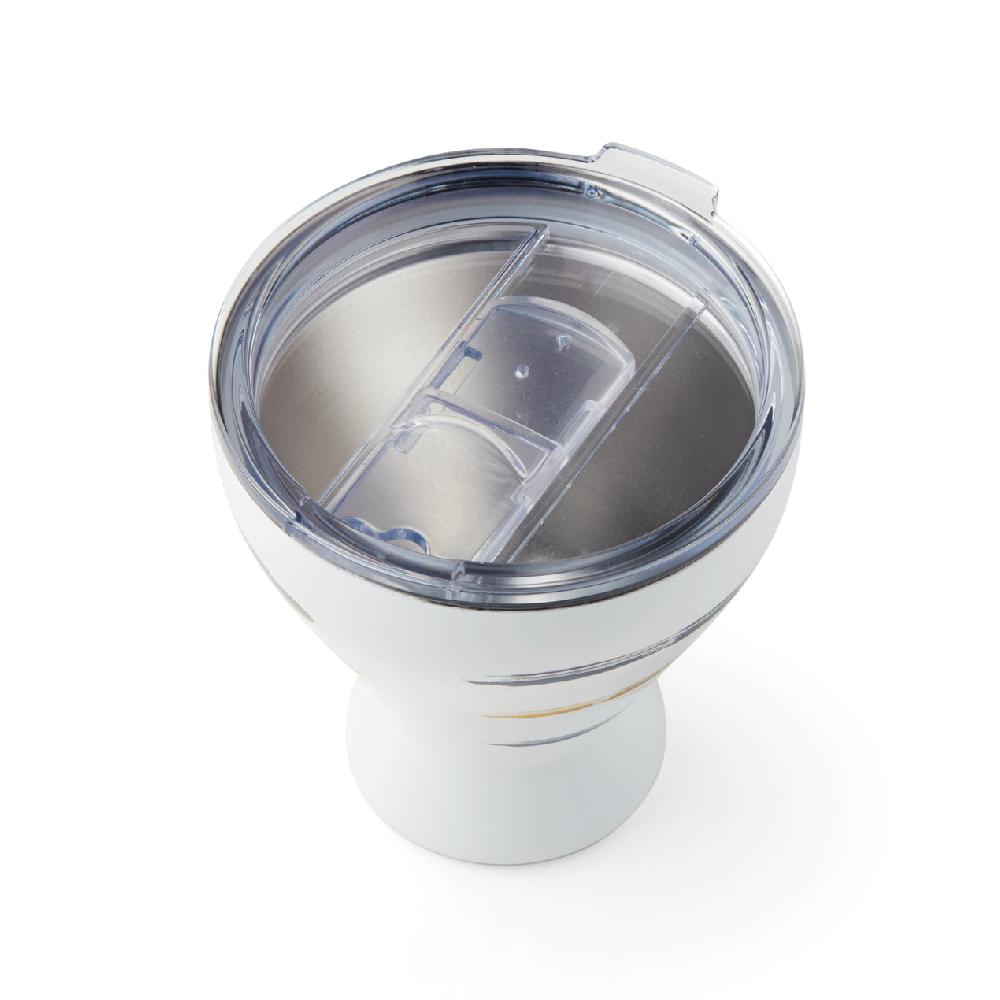 Reed & Barton Blue Bay Stripe Stainless Steel Cocktail Tumbler