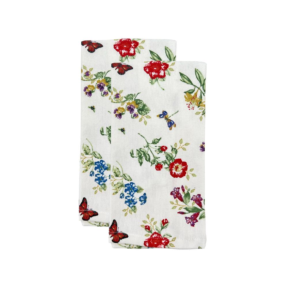 Reed & Barton Butterfly Meadow 2-Piece Kitchen Towels
