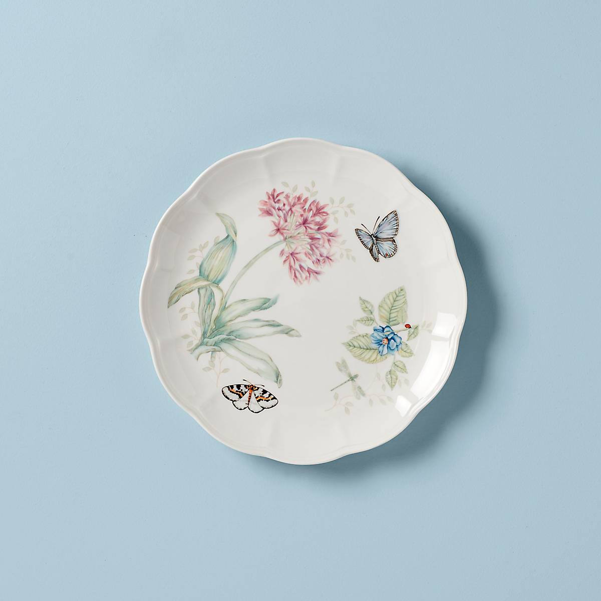 reed & barton Butterfly Meadow Blue Butterfly Dinner Plate