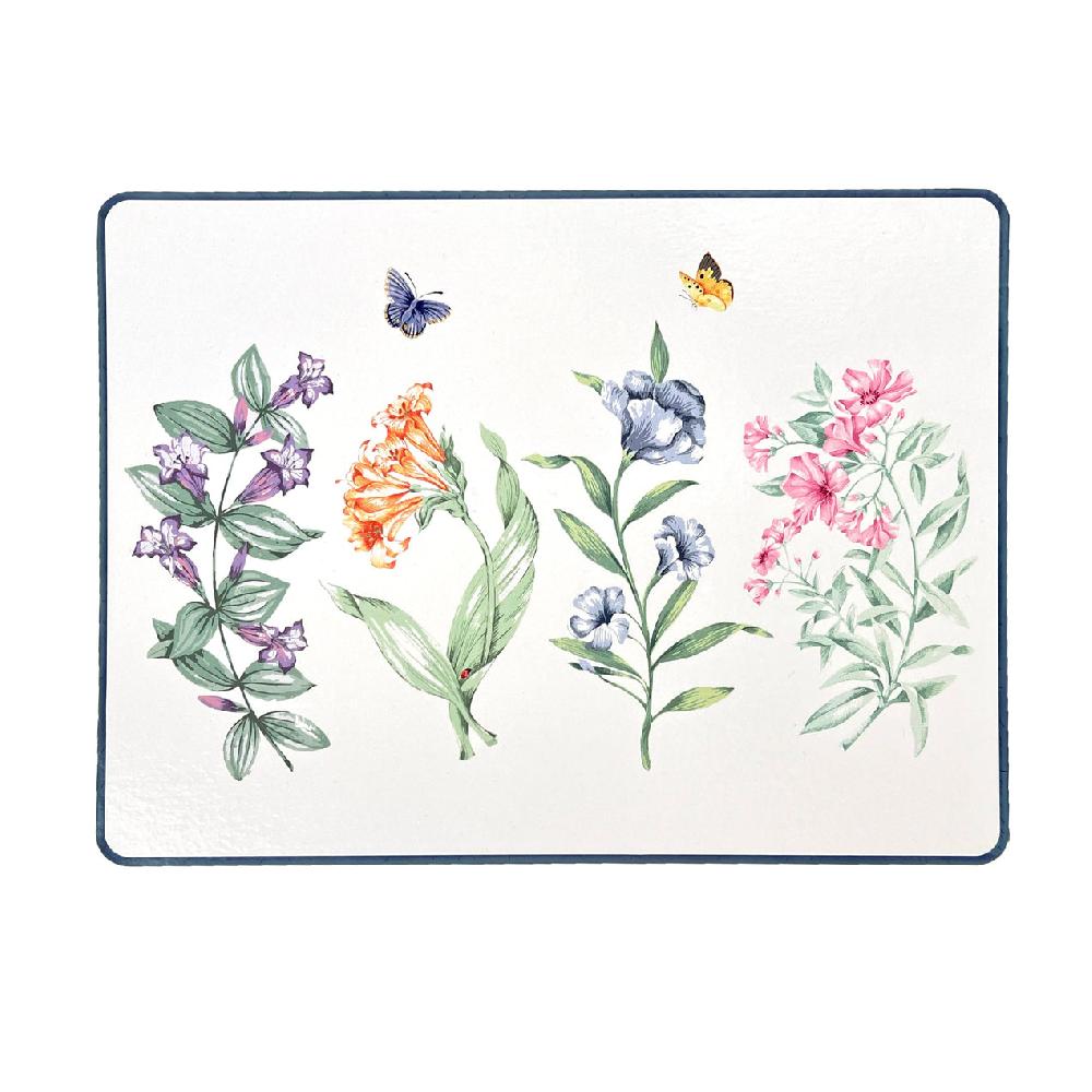 Reed & Barton Butterfly Meadow Corkback Placemats - Set Of 4