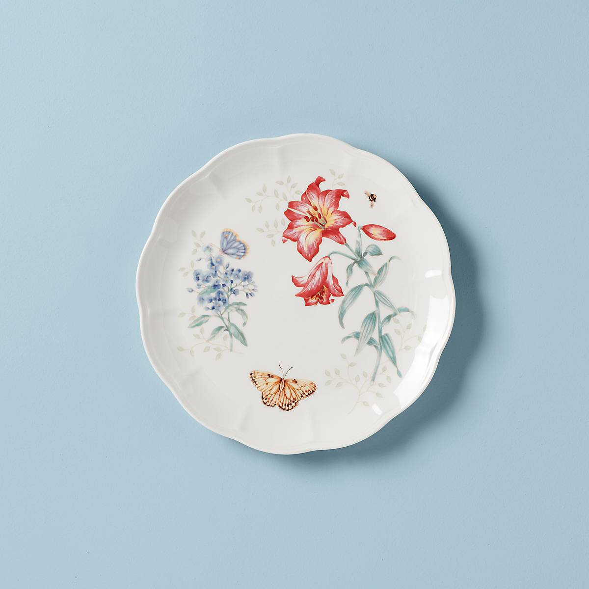 reed & barton Butterfly Meadow Fritillary Dinner Plate