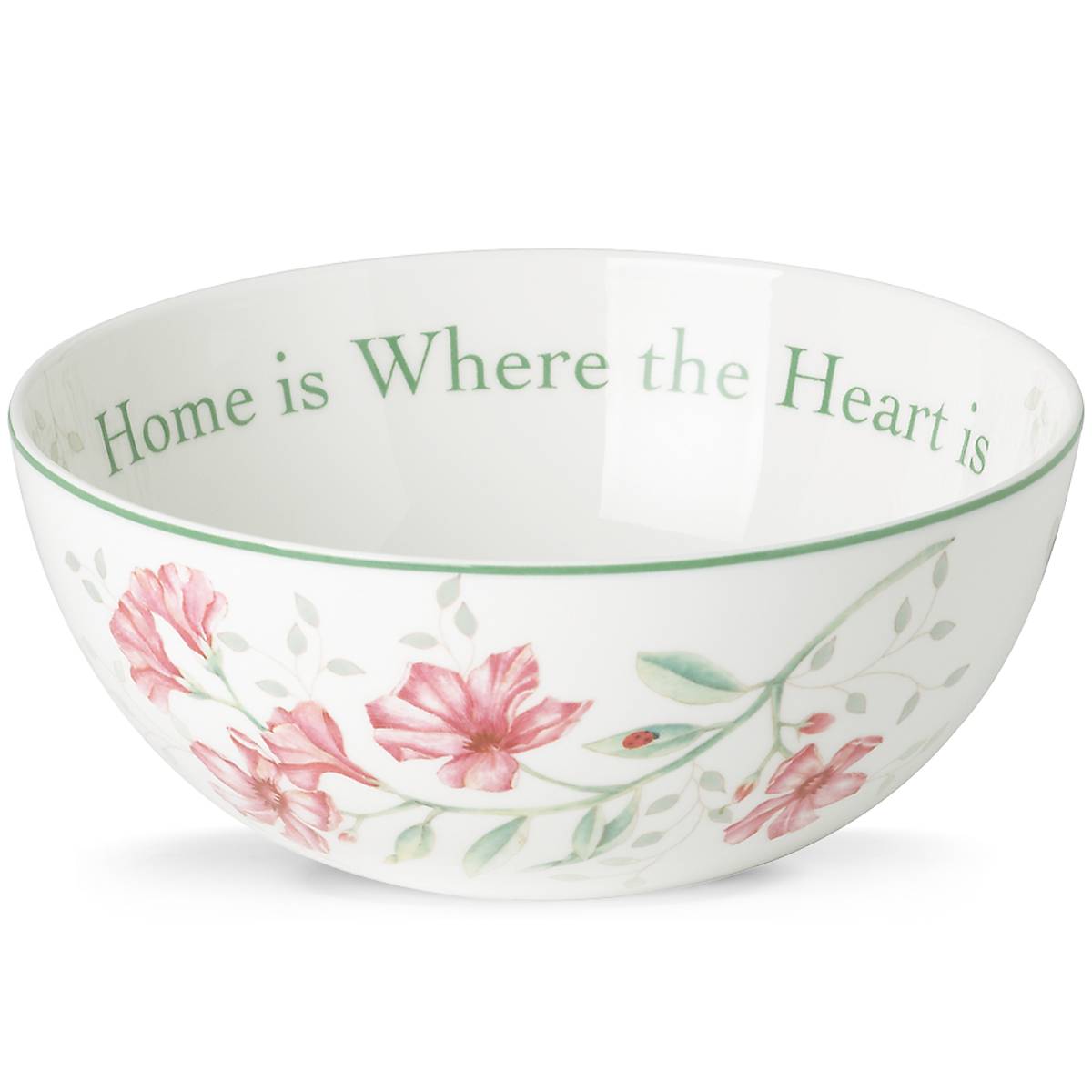 Reed & Barton Butterfly Meadow "Home Is Where The Heart Is" Bowl