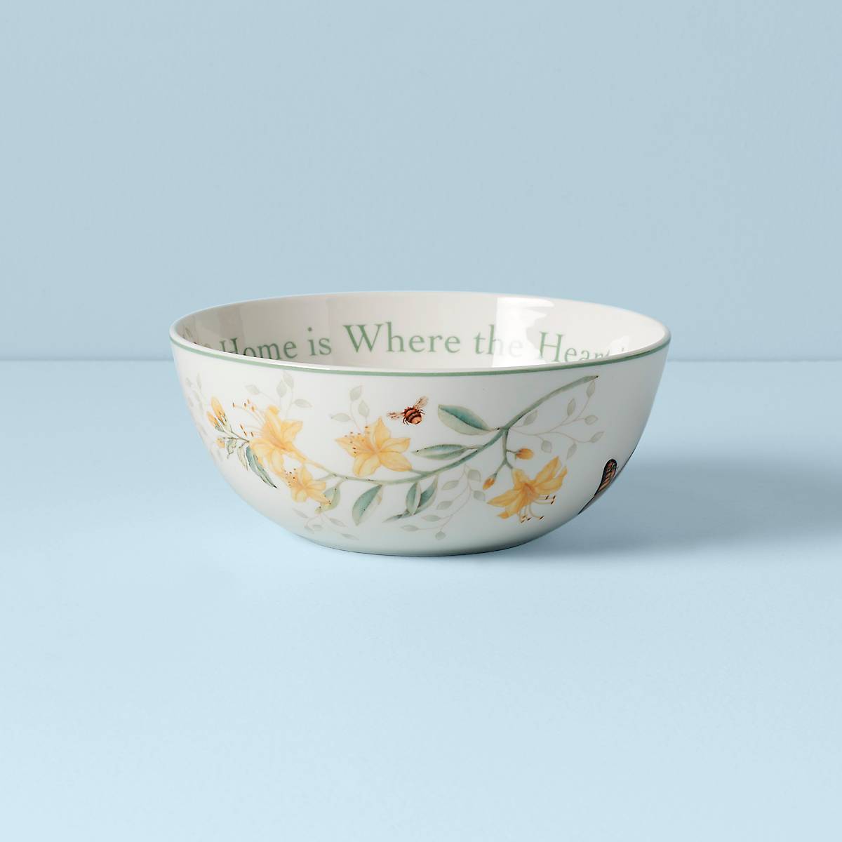 reed & barton Butterfly Meadow "Home is Where The Heart is" Bowl