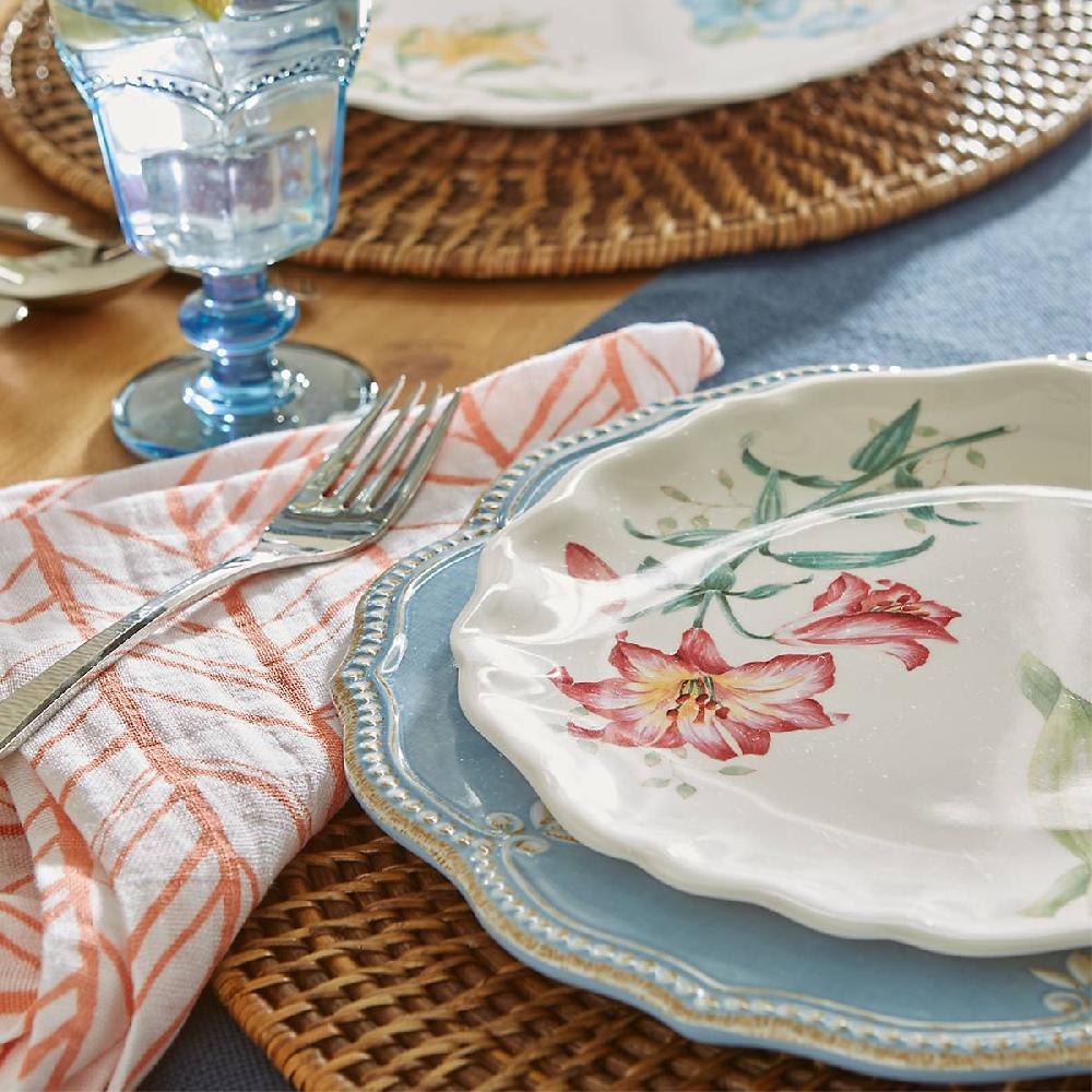 Reed & Barton Butterfly Meadow Melamine Accent Plates - Set Of 4