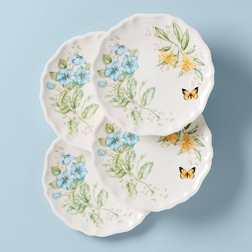 reed & barton Butterfly Meadow Melamine Dinner Plates - Set of 4