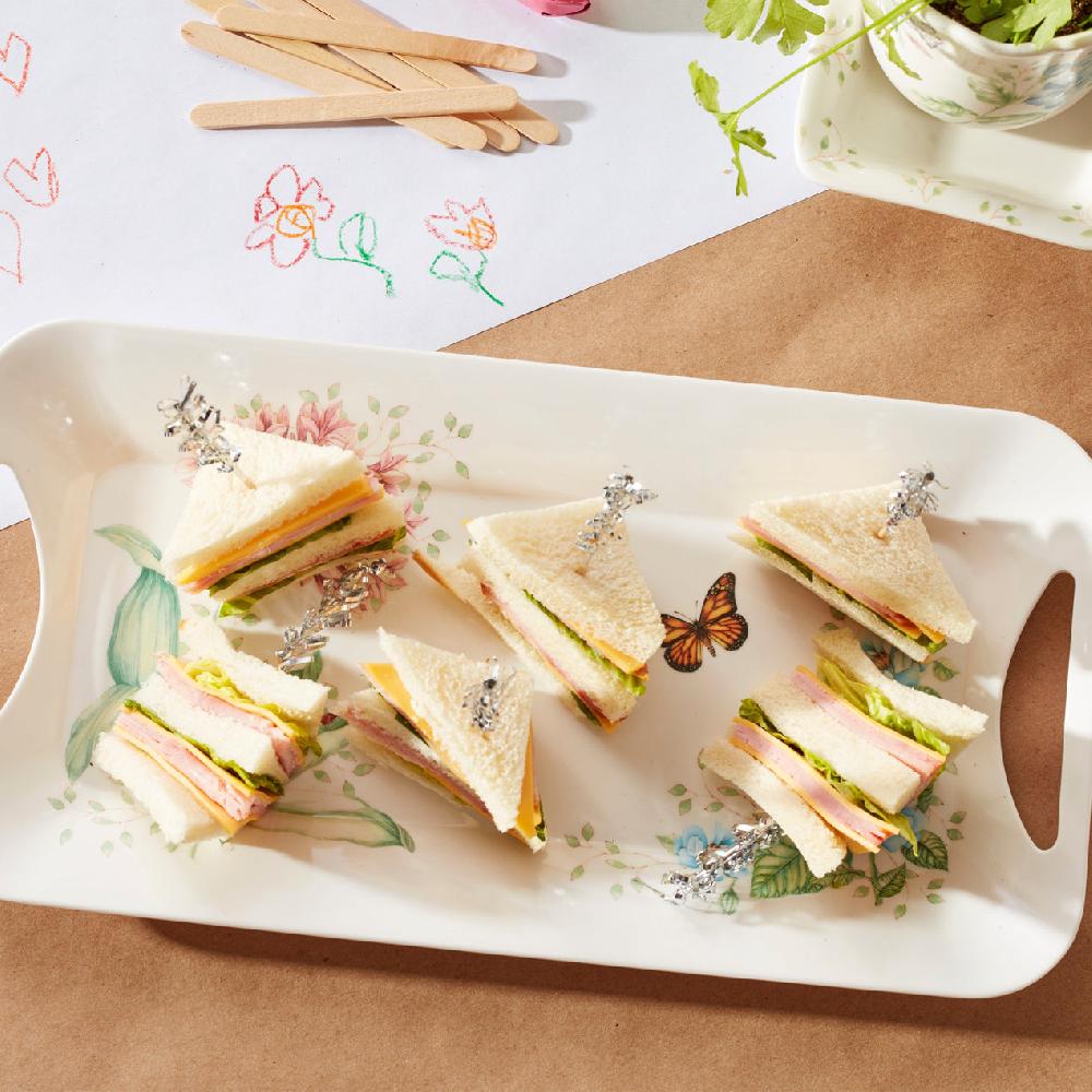 Reed & Barton Butterfly Meadow Melamine Hors D'Oeuvres Tray