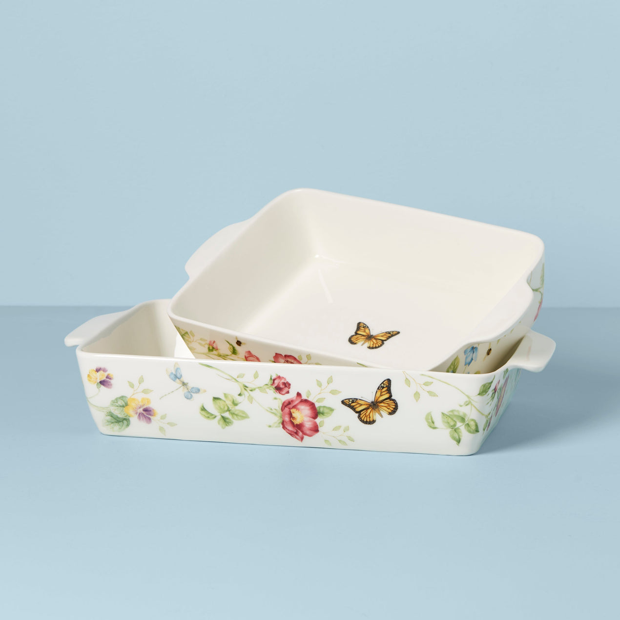 Reed & Barton Butterfly Meadow Rectangular Baker 2-Piece Set