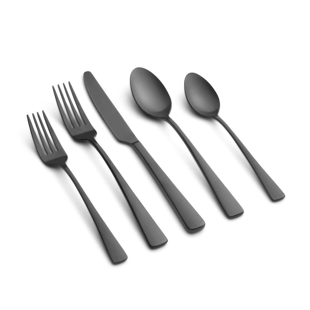 reed & barton Cerys Black Satin 20 Piece Flatware Set
