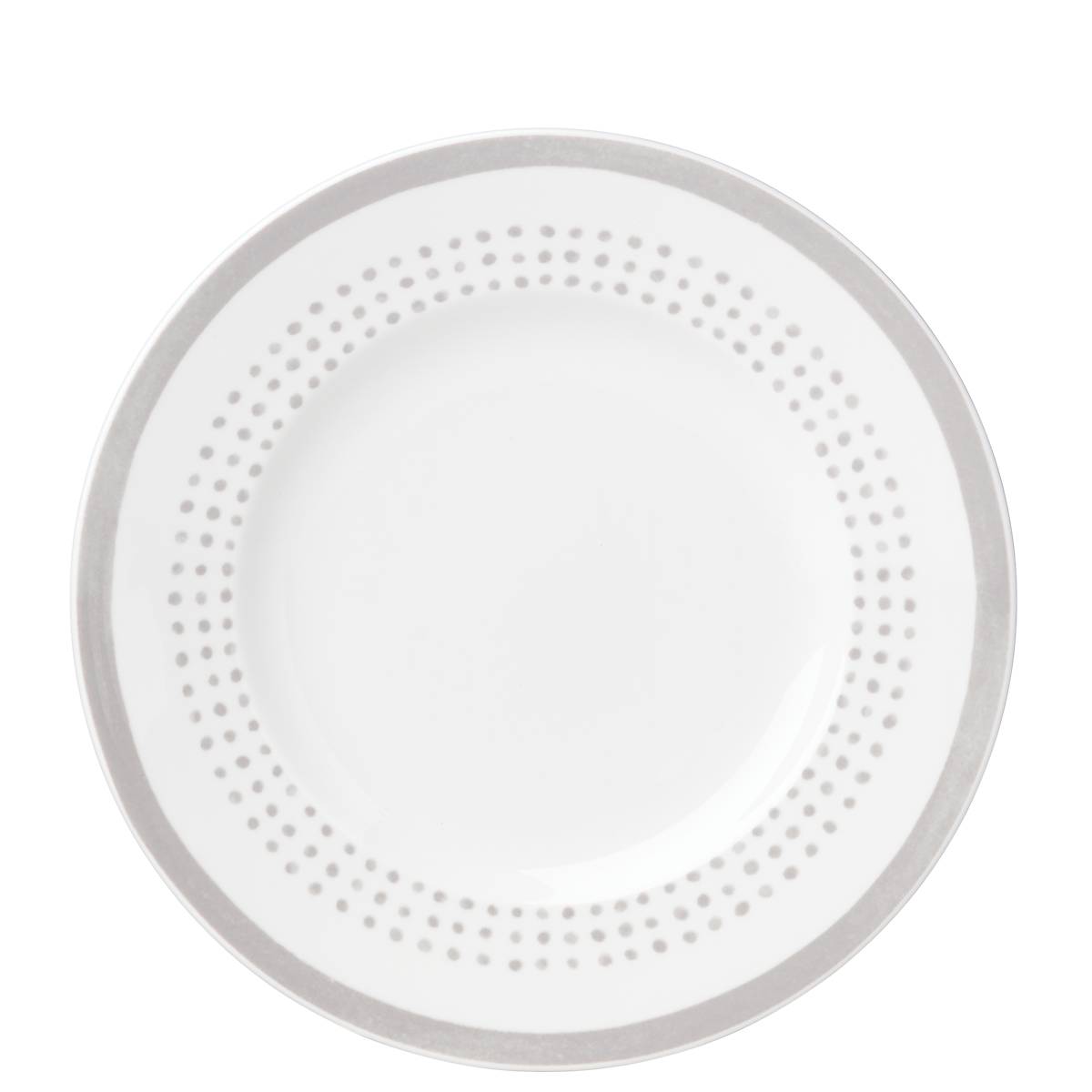 reed & barton Charlotte Street Grey East Accent Plate