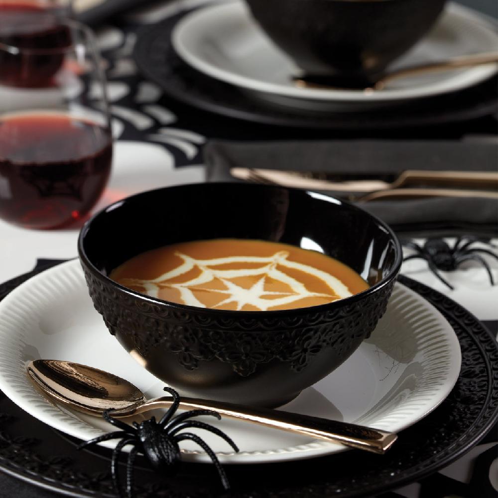 Reed & Barton Chelse Muse Fleur Black All-Purpose Bowls - Set Of 4