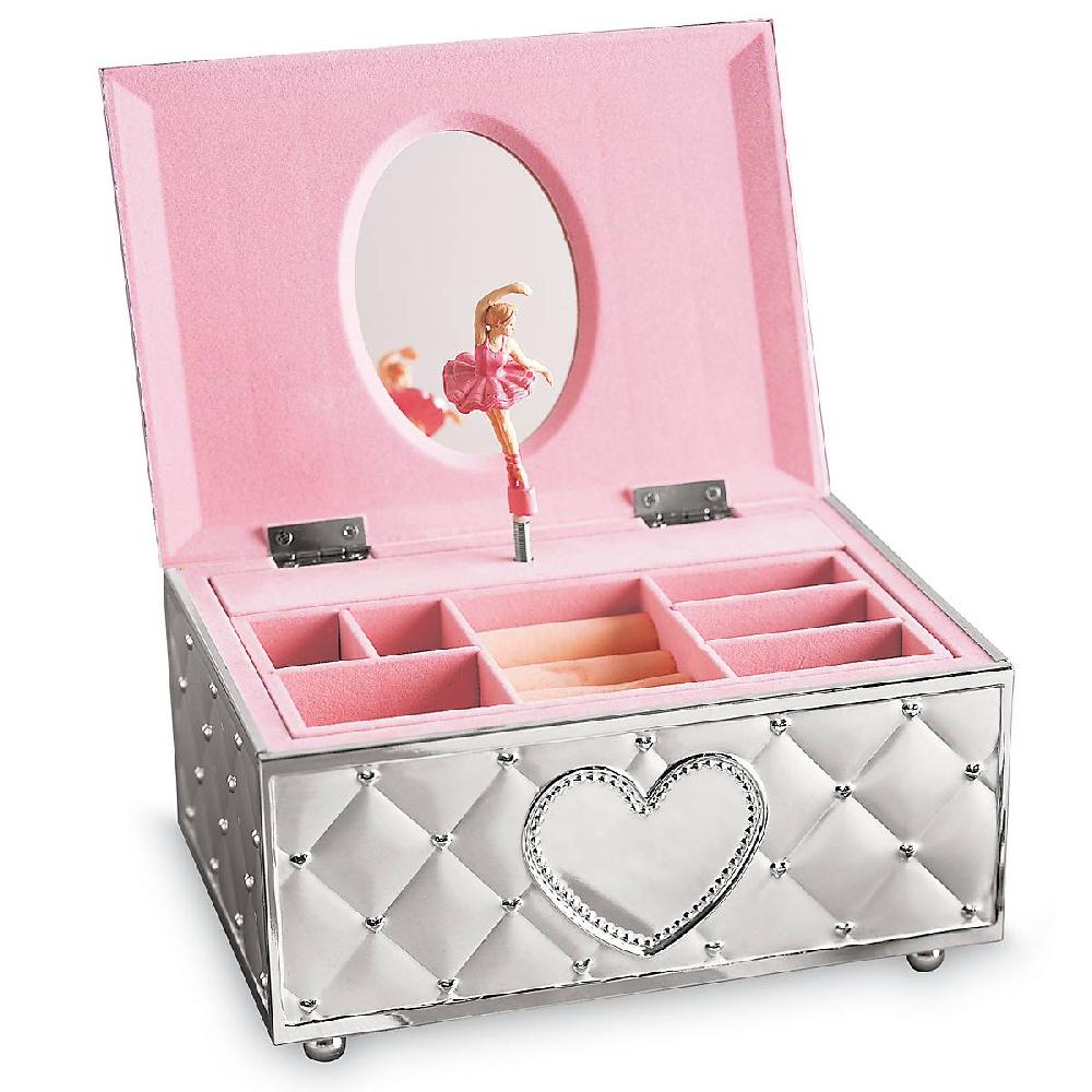 reed & barton Childhood Memories Musical Ballerina Jewelry Box