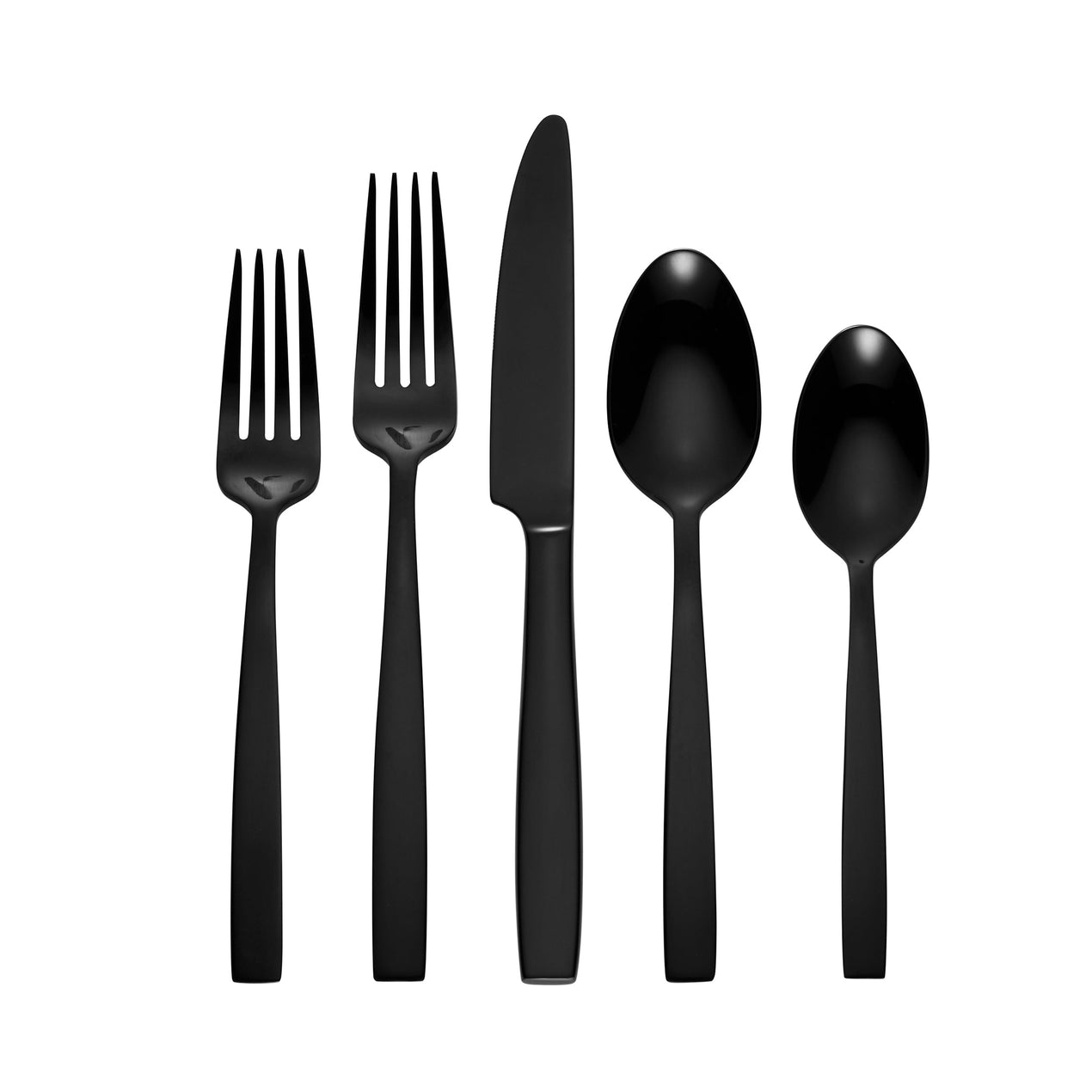 reed & barton Clearview Black Satin 20 Piece Flatware Set