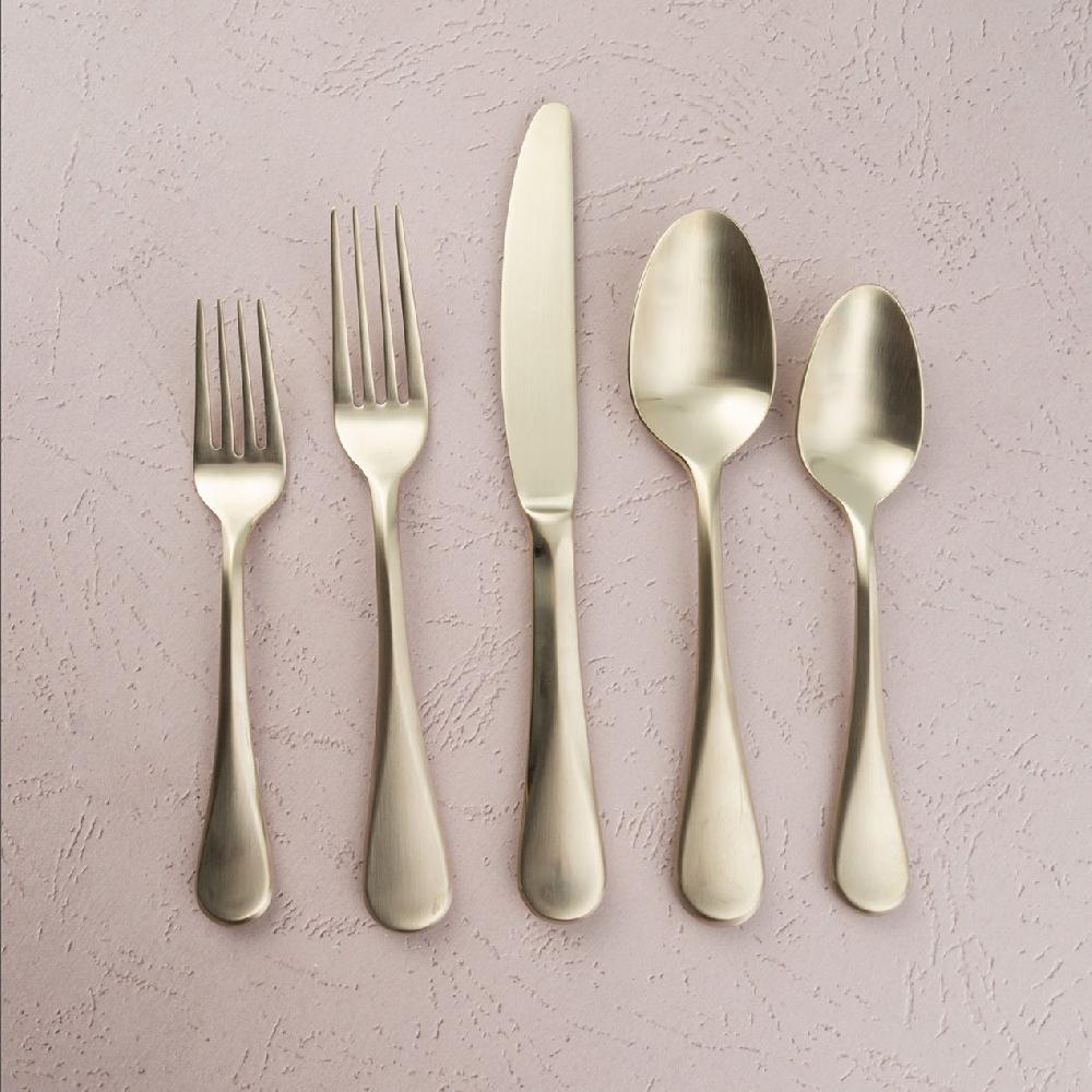 Reed & Barton Eloquence Champagne Satin 20 Piece Flatware Set