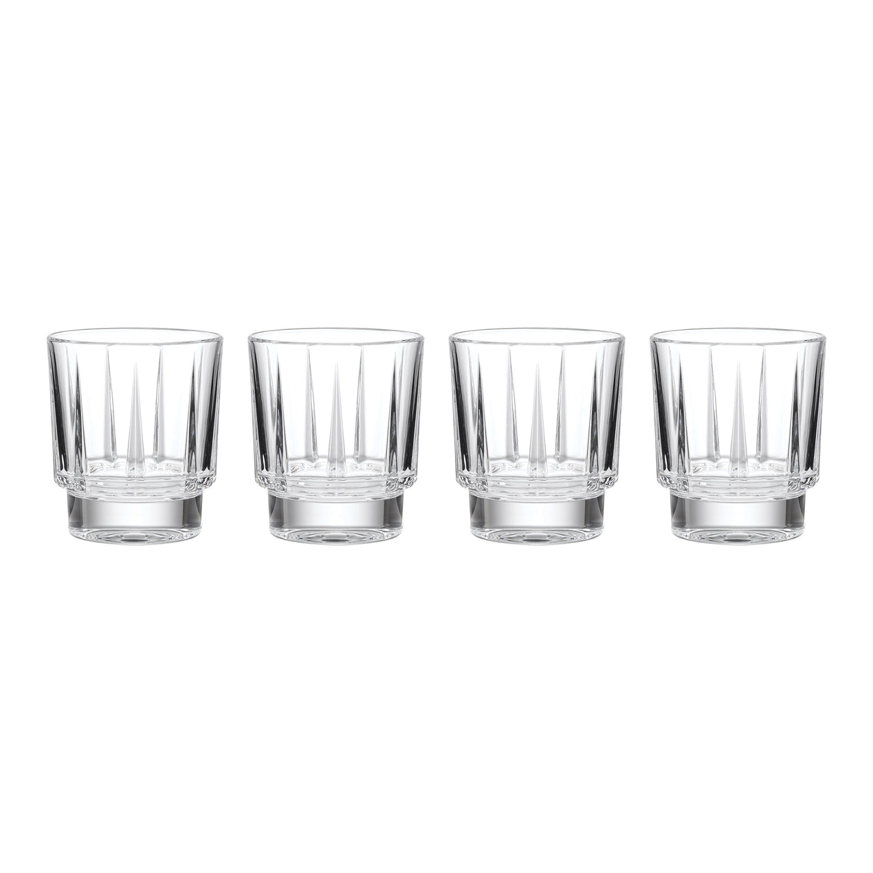 reed & barton Estate Double Old Fashion Glasses - Set Of 4