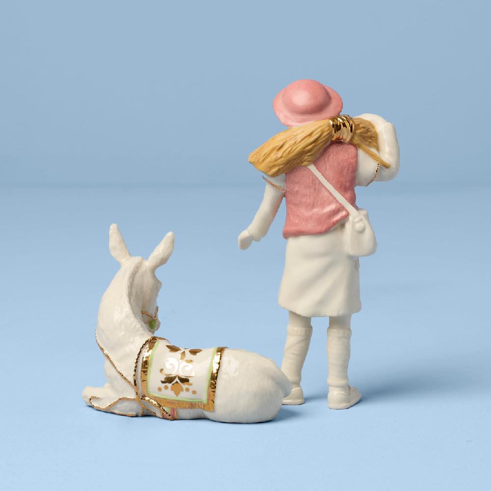 Reed & Barton First Blessing Boy With Donkey Figurine