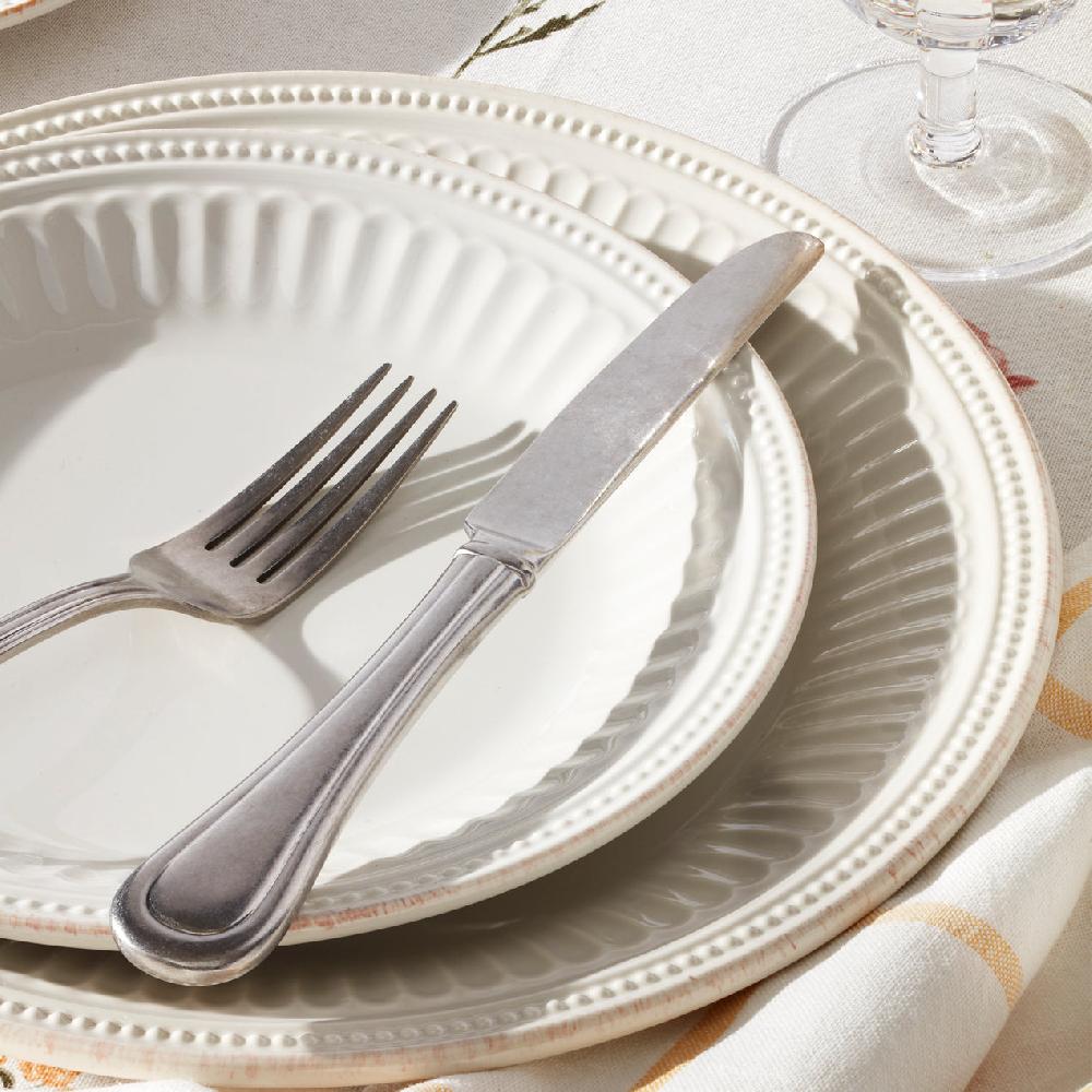 Reed & Barton French Perle Groove 24-Piece Dinnerware Set