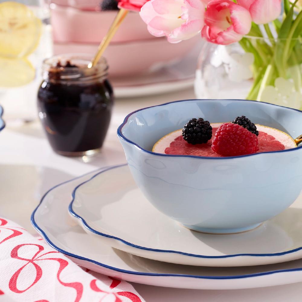 Reed & Barton Garden Party Blue 16-Piece Dinnerware Set