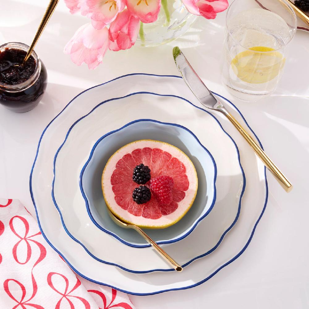 Reed & Barton Garden Party Blue 16-Piece Dinnerware Set