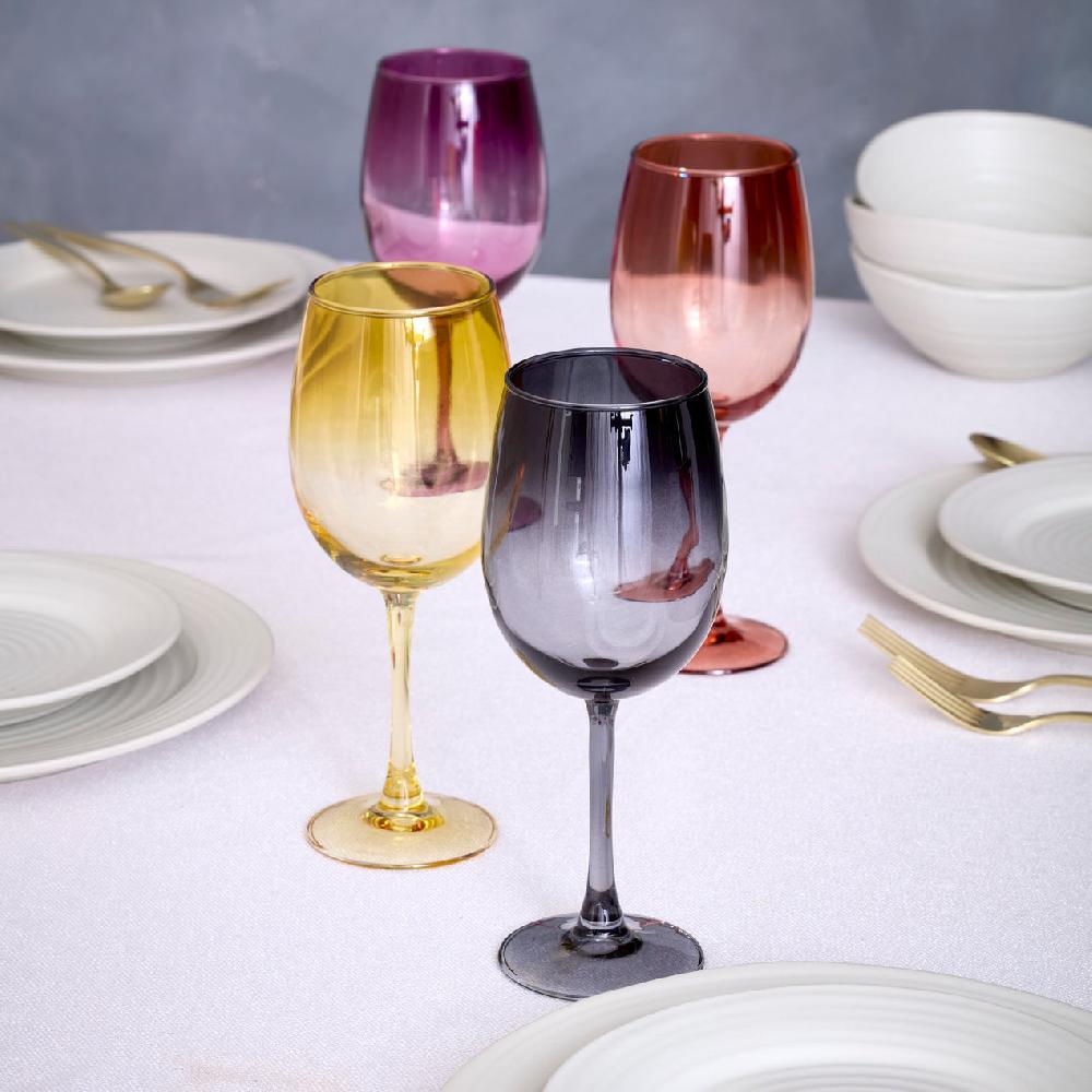 Reed & Barton Golden Hour All-Purpose Wine Glasses - Set Of 4