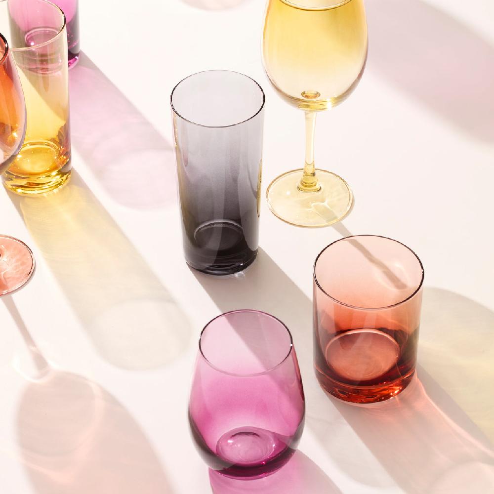 Reed & Barton Golden Hour Stemless Wine Glasses - Set Of 4