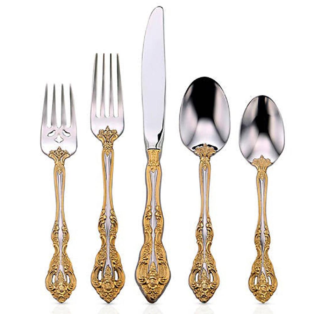reed & barton Golden Michelangelo 20 Piece Flatware Set