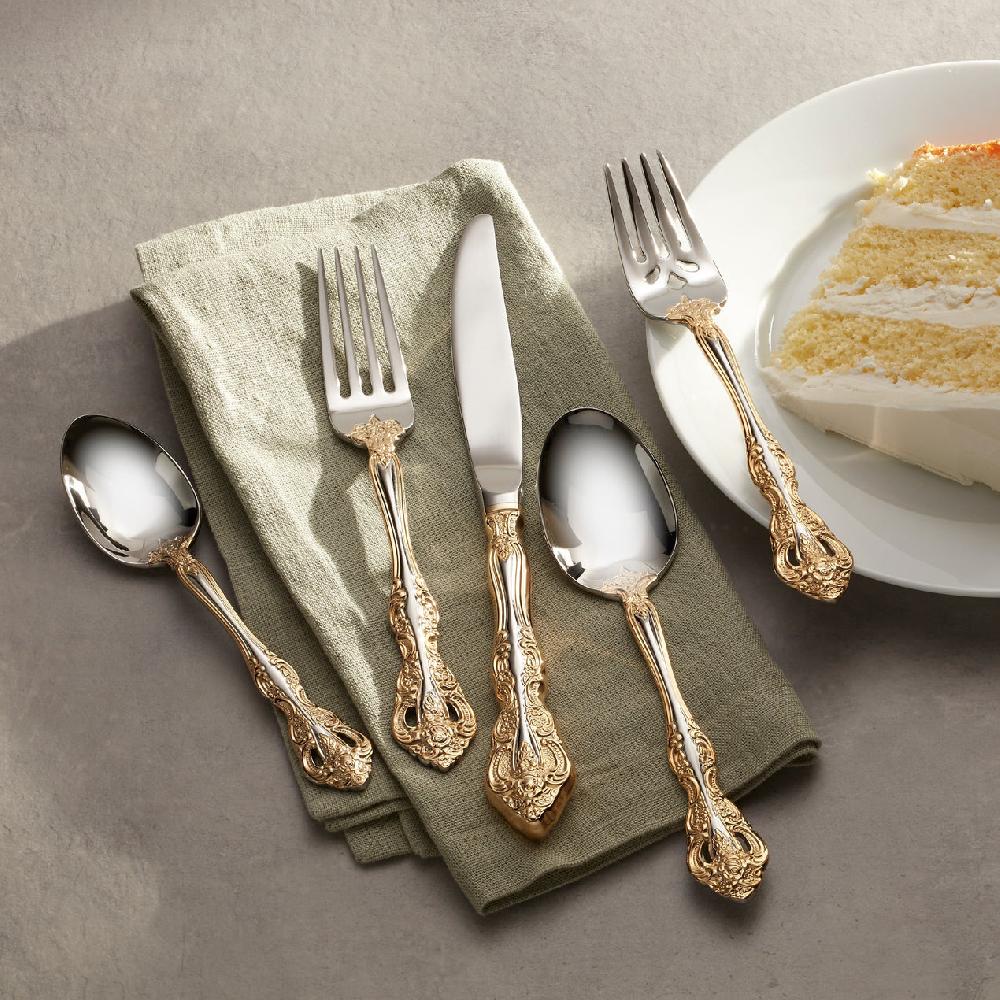 Reed & Barton Golden Michelangelo 5 Piece Place Setting