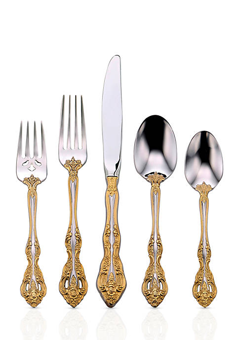 reed & barton Golden Michelangelo 5 Piece Place Setting