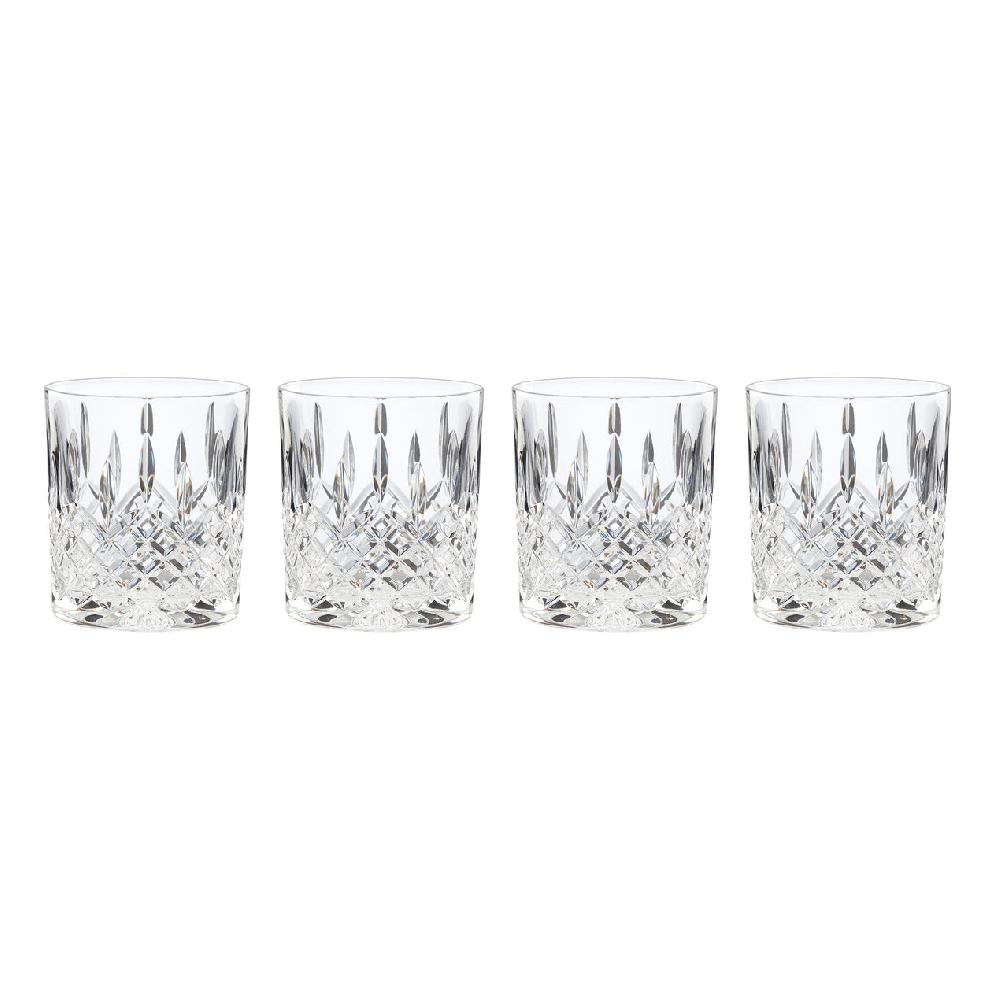 reed & barton Hamilton Crystal Double Old Fashion Glasses - Set Of 4