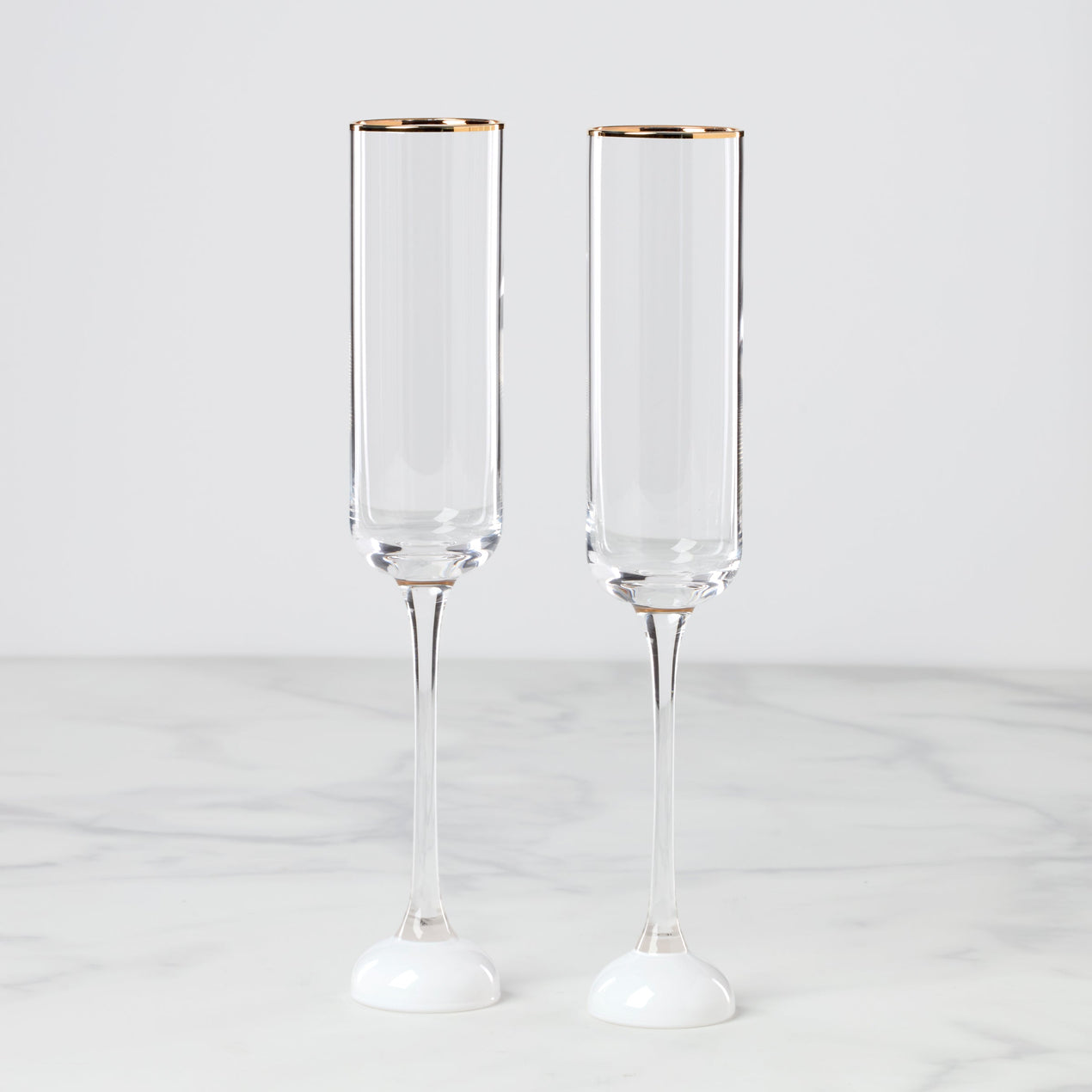 reed & barton Happily Ever After Toasting Flutes - Set Of 2