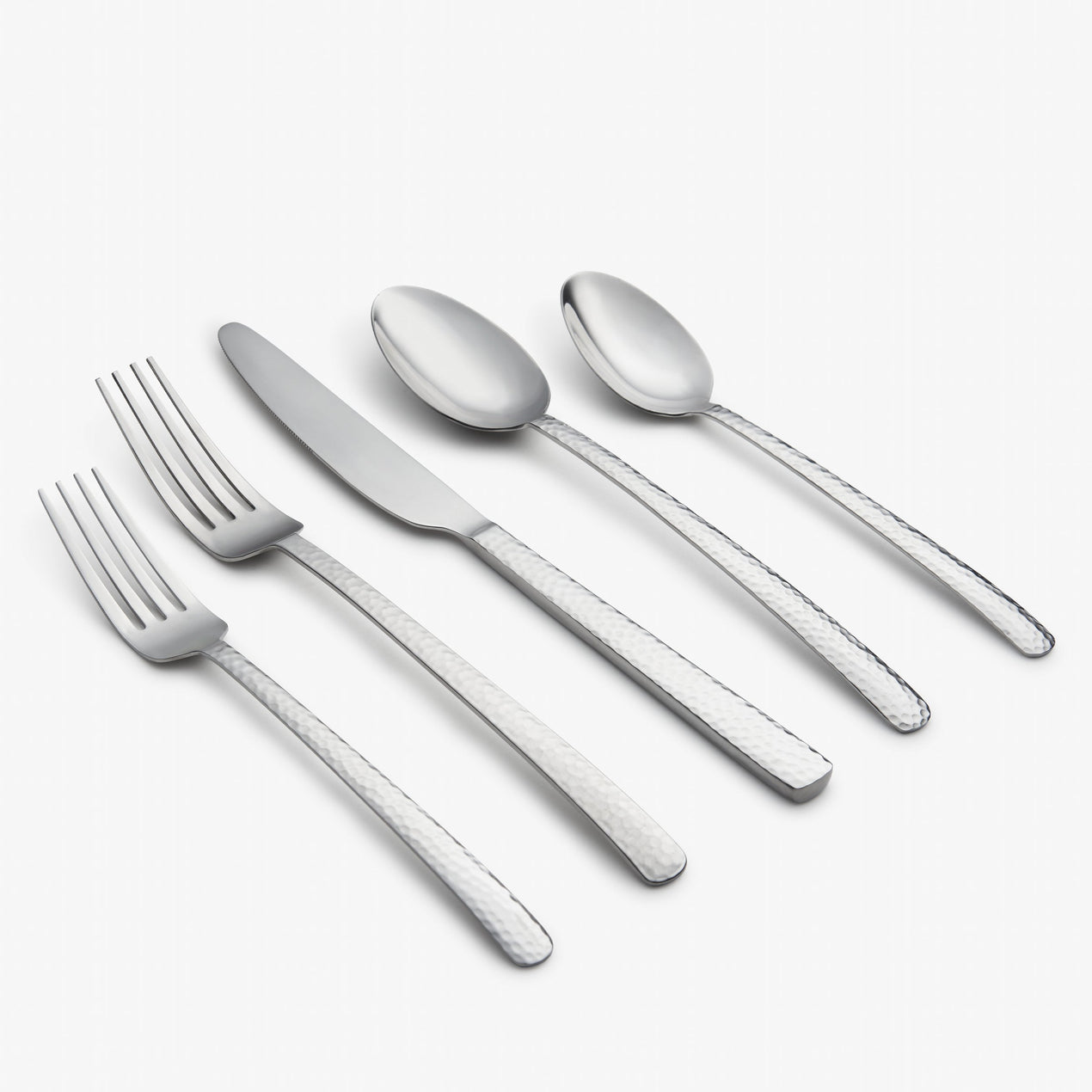reed & barton Henrietta Hammered Mirror 20-Piece Flatware Set