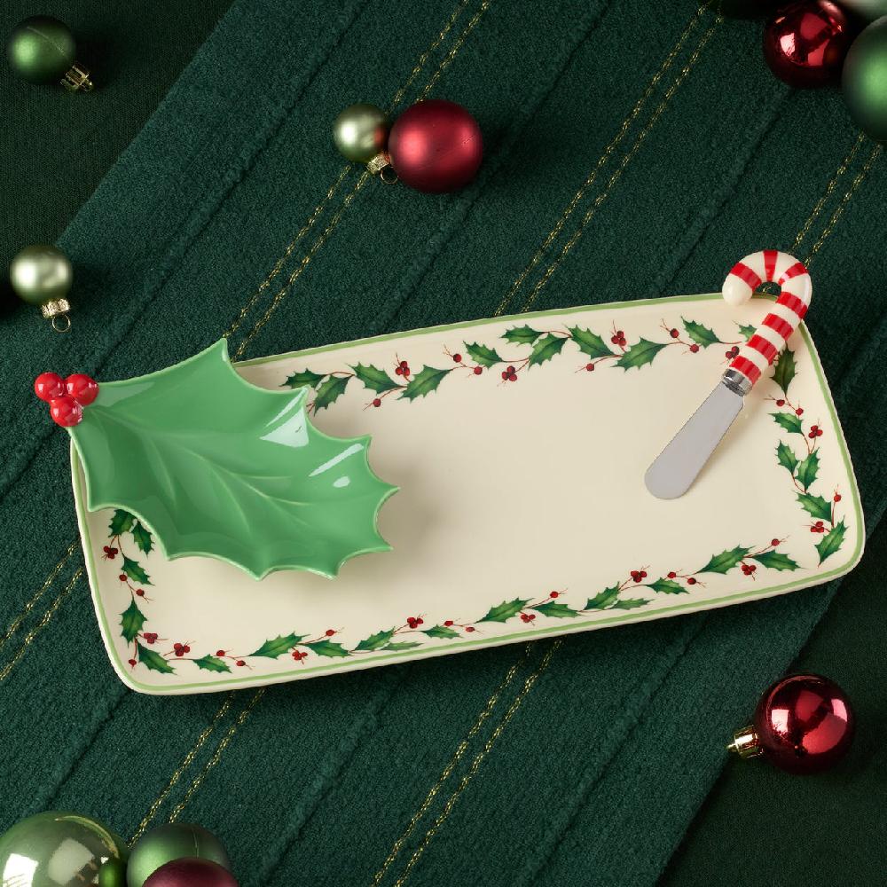 Reed & Barton Holiday 3-Piece Hostess Set With Spreader