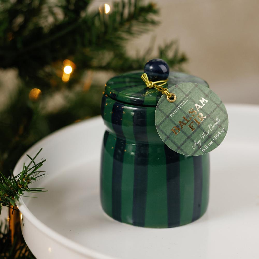 Reed & Barton Holiday Cabana 6.5-oz Soy Wax Candle Balsam Fir