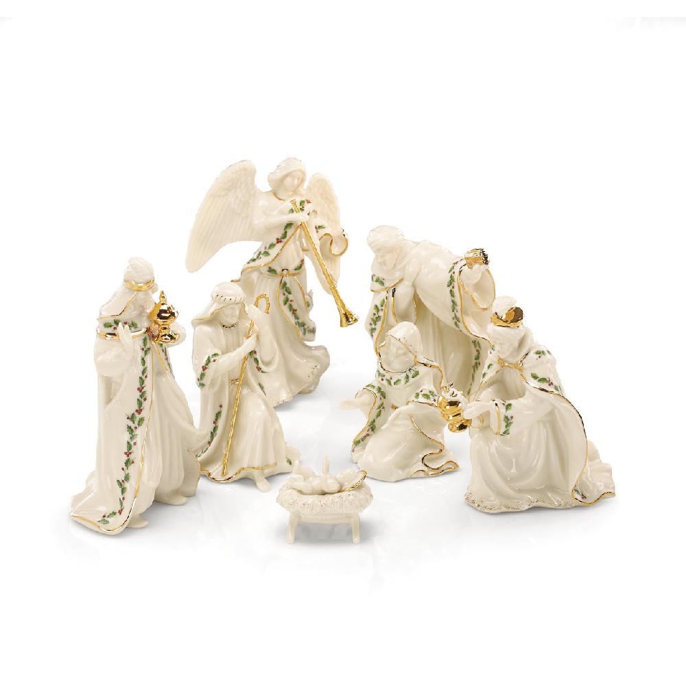 Reed & Barton Holiday Mini Nativity Scene 7-Piece Set