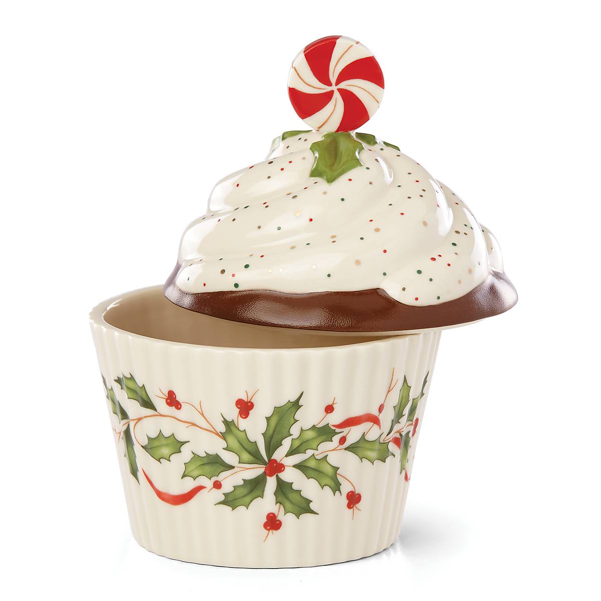 Reed & Barton Hosting The Holidays Bakeshop Cupcake Candy Dish