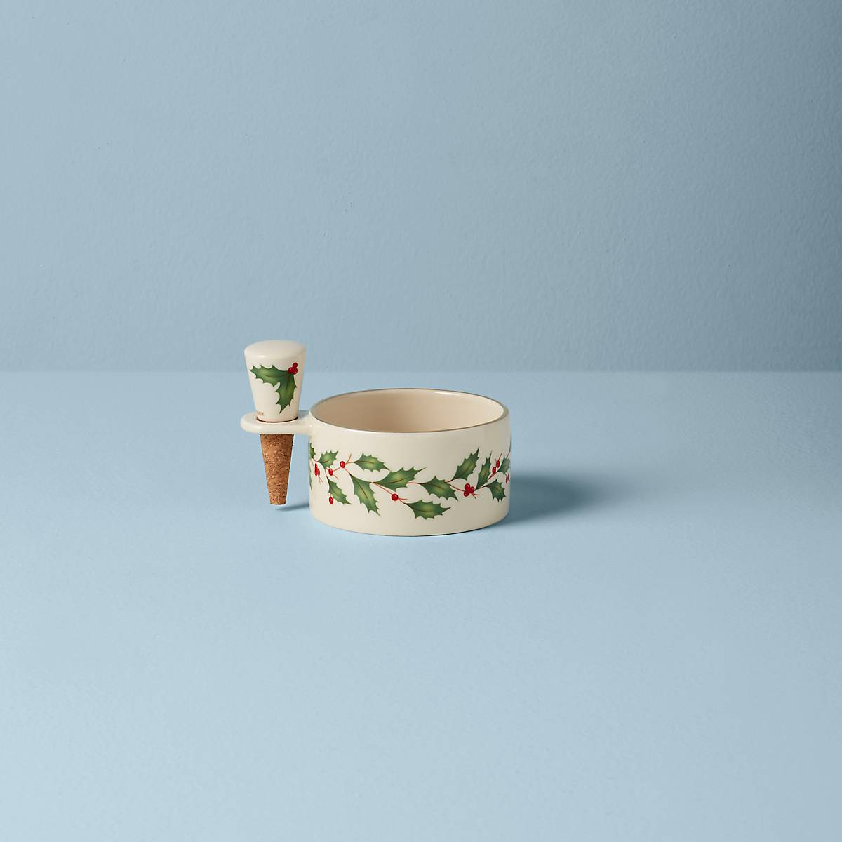 reed & barton Hosting The Holidays Wine Coaster & Stopper Set