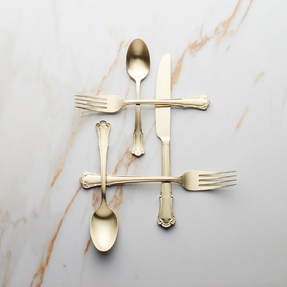 Reed & Barton James Street Champagne Satin 20 Piece Flatware Set