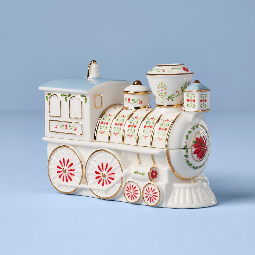 Reed & Barton Lenox Holiday Village Christmas Train Server