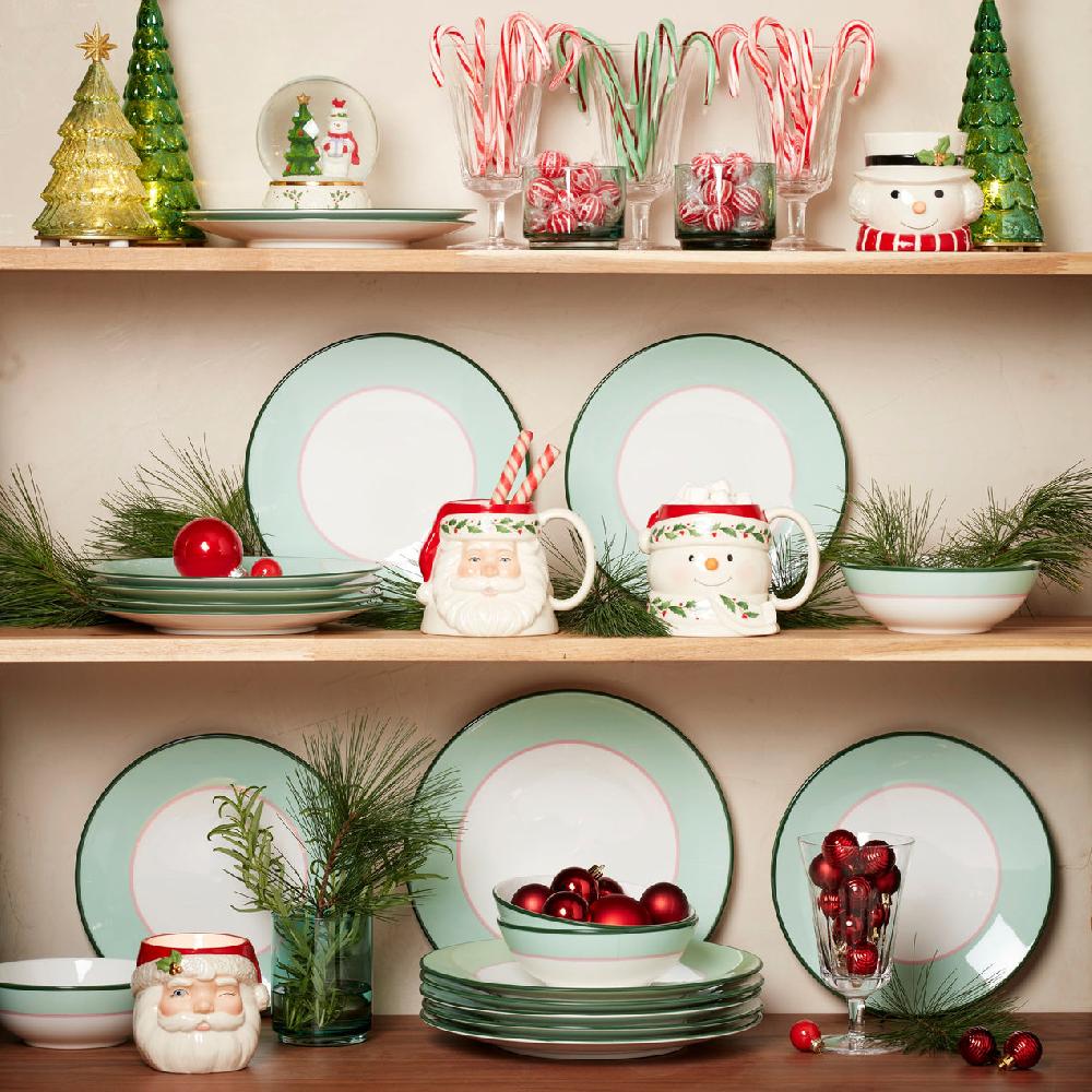 Reed & Barton Make It Pop All-Purpose Bowls - Set Of 4 - Green/Pink