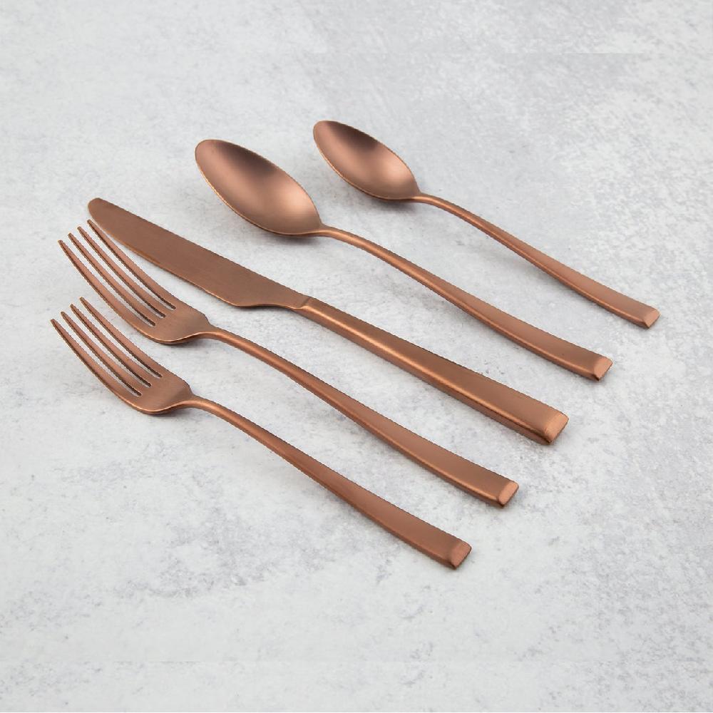 Reed & Barton Marlise Copper Satin 20 Piece Flatware Set