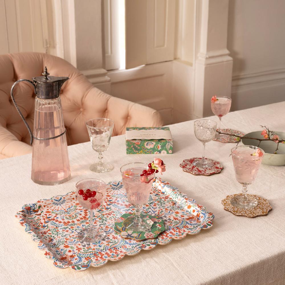 Reed & Barton Meri Meri X Liberty 12 Days Of Christmas Small Tray