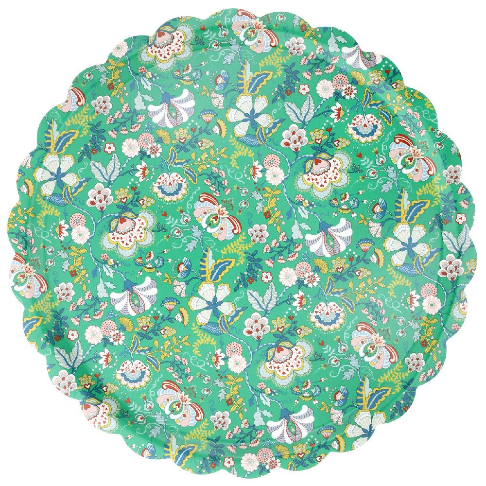 reed & barton Meri Meri x Liberty Green Mabelle Large Tray